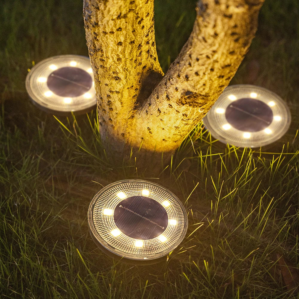 IP68 Waterproof Solar LED Outdoor Ground Lights - Smarsty