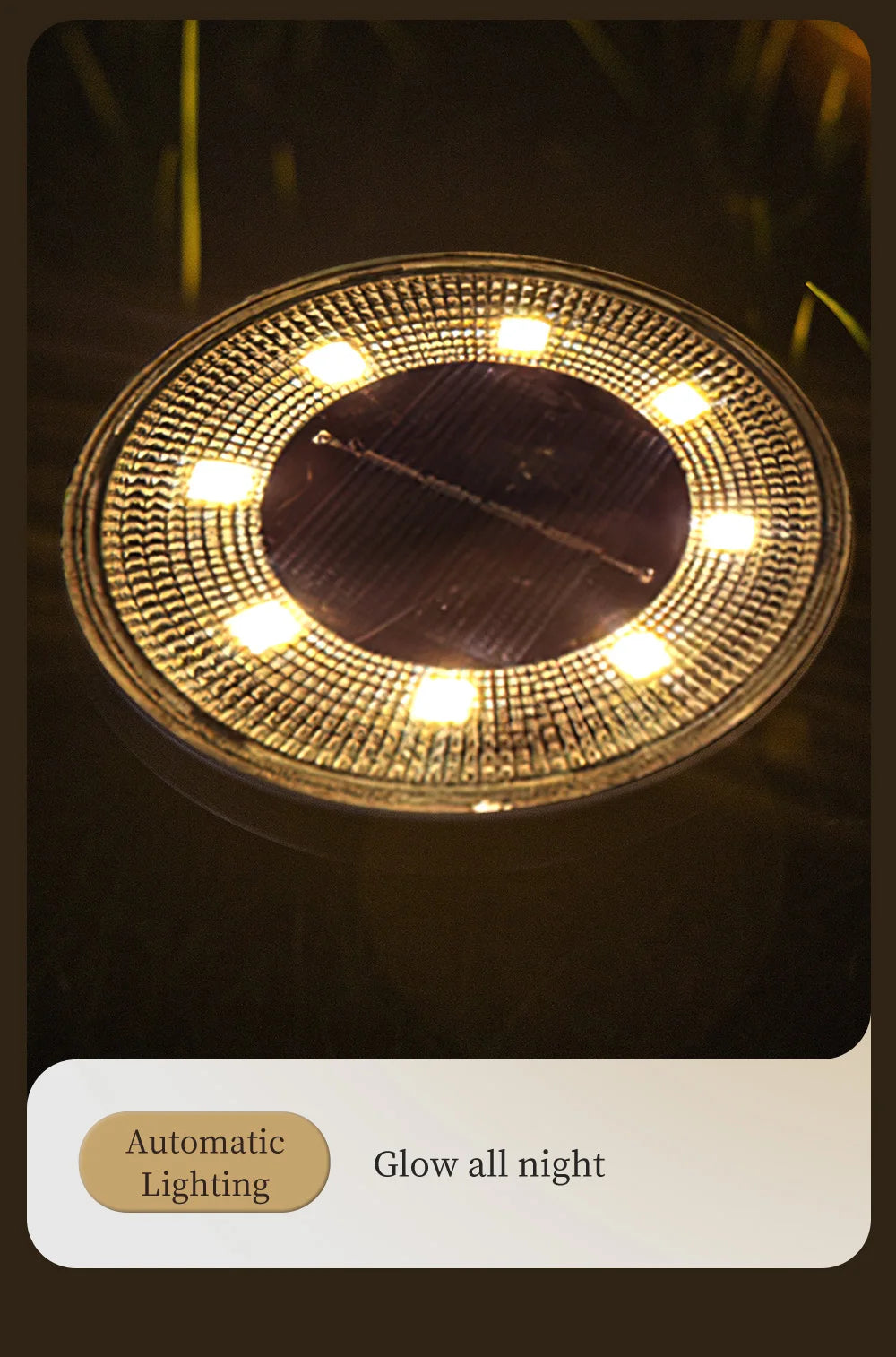 IP68 Waterproof Solar LED Outdoor Ground Lights - Smarsty