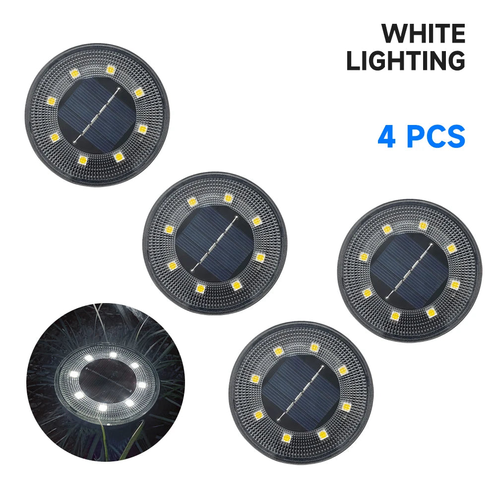 IP68 Waterproof Solar LED Outdoor Ground Lights - Smarsty
