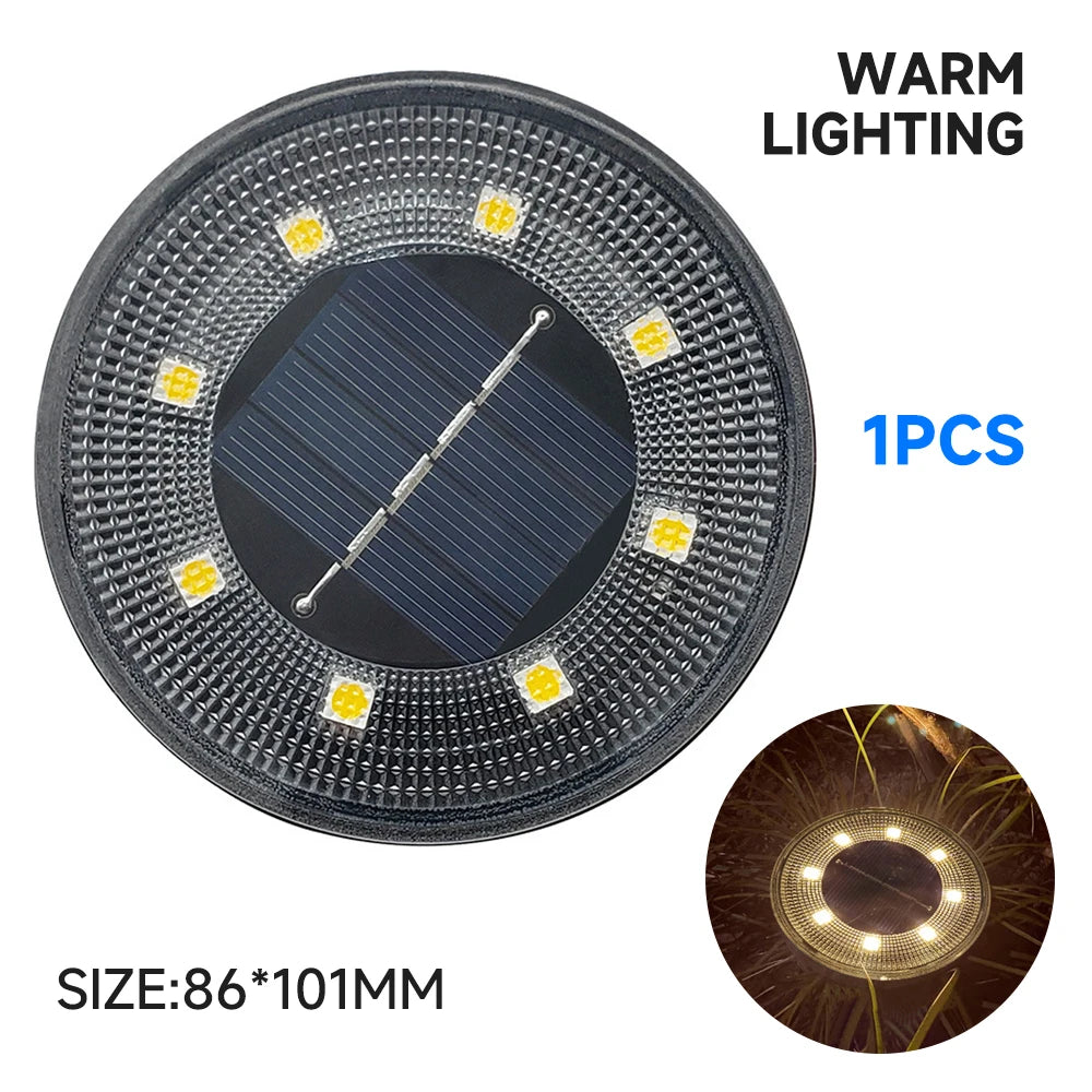 IP68 Waterproof Solar LED Outdoor Ground Lights - Smarsty