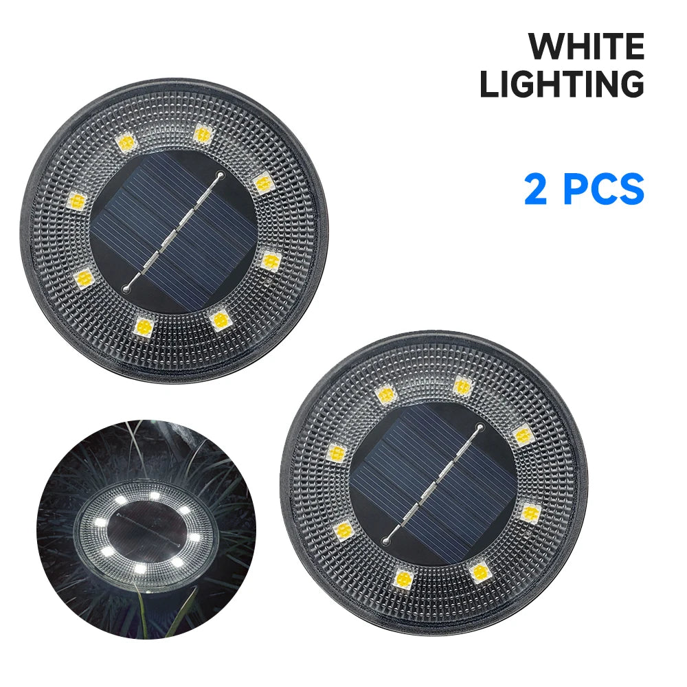 IP68 Waterproof Solar LED Outdoor Ground Lights - Smarsty