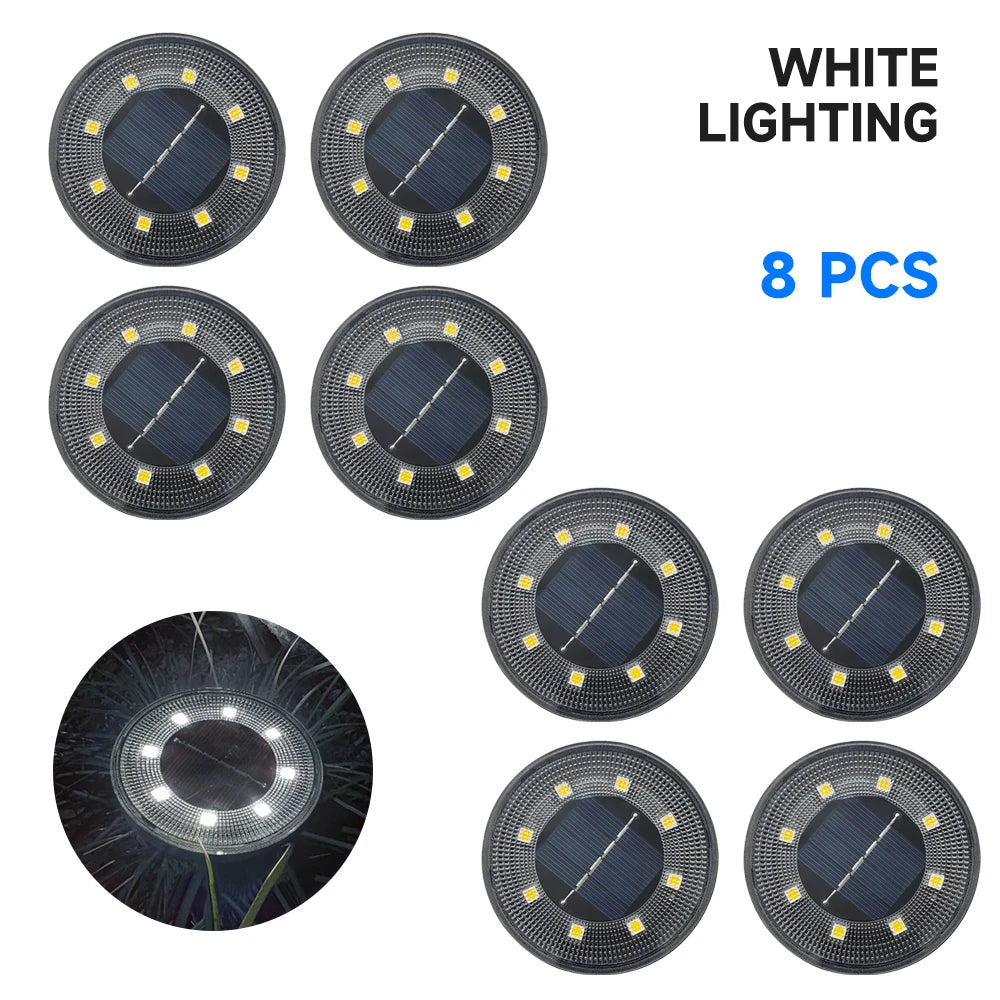 IP68 Waterproof Solar LED Outdoor Ground Lights - Smarsty
