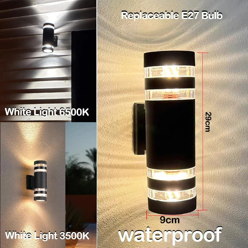 LED Outdoor Wall Lights IP65 Waterproof for Garden - Smarsty