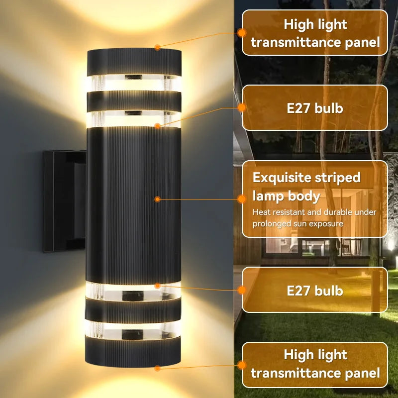 LED Outdoor Wall Lights IP65 Waterproof for Garden - Smarsty