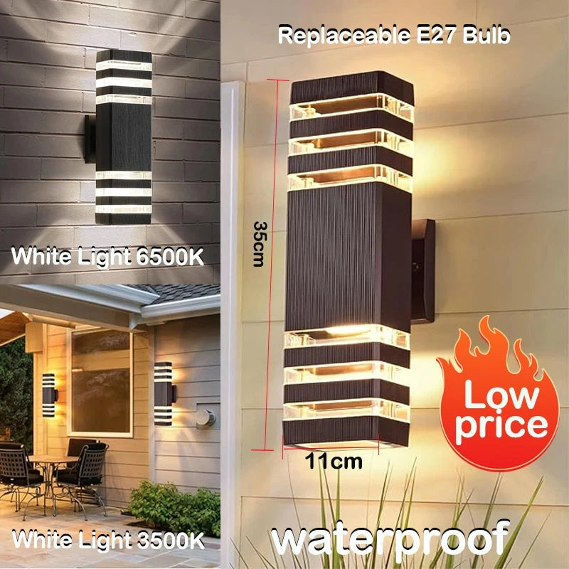 LED Outdoor Wall Lights IP65 Waterproof for Garden - Smarsty