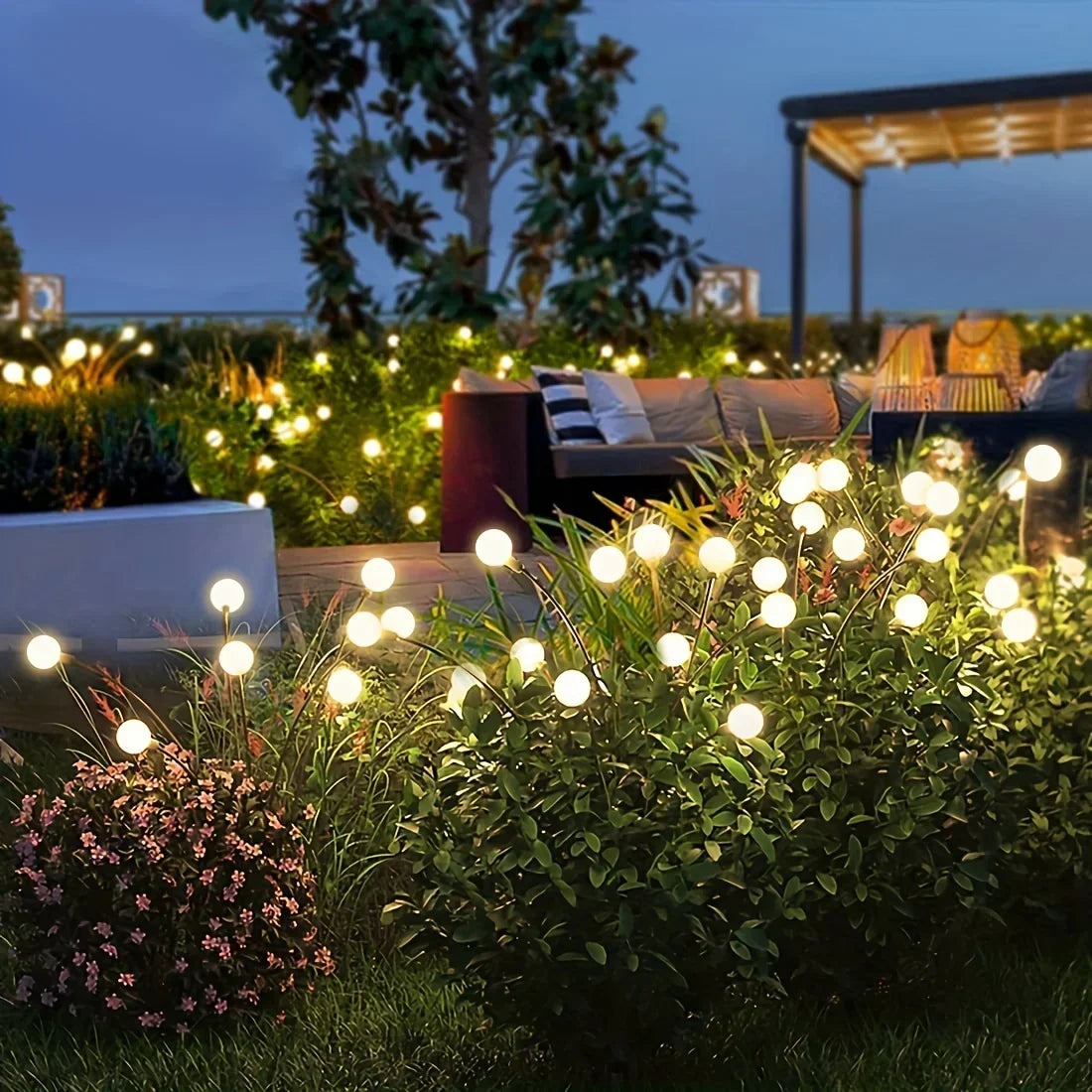 Solar LED Firefly Garden Lights for Outdoor Decoration - Smarsty