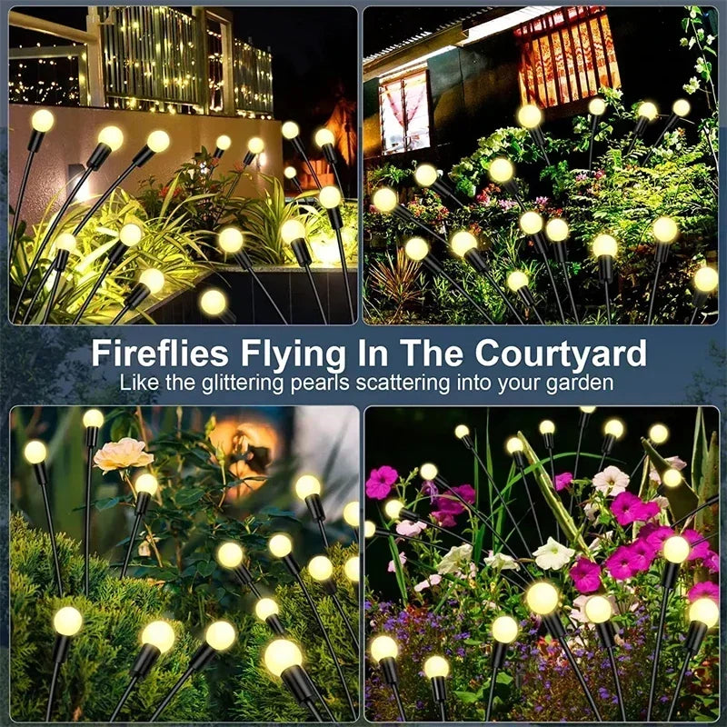 Solar LED Firefly Garden Lights for Outdoor Decoration - Smarsty