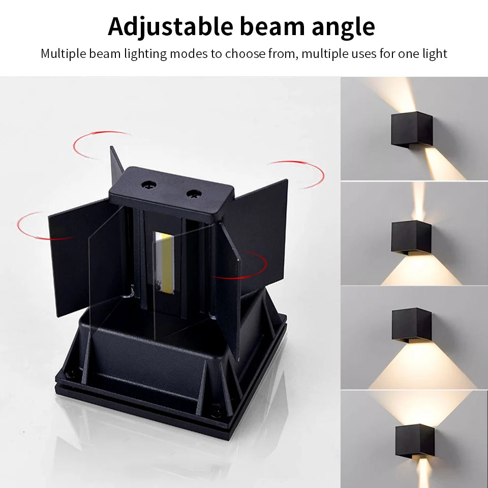 Adjustable LED Modern Wall Lamp for Indoor Outdoor Use - Smarsty