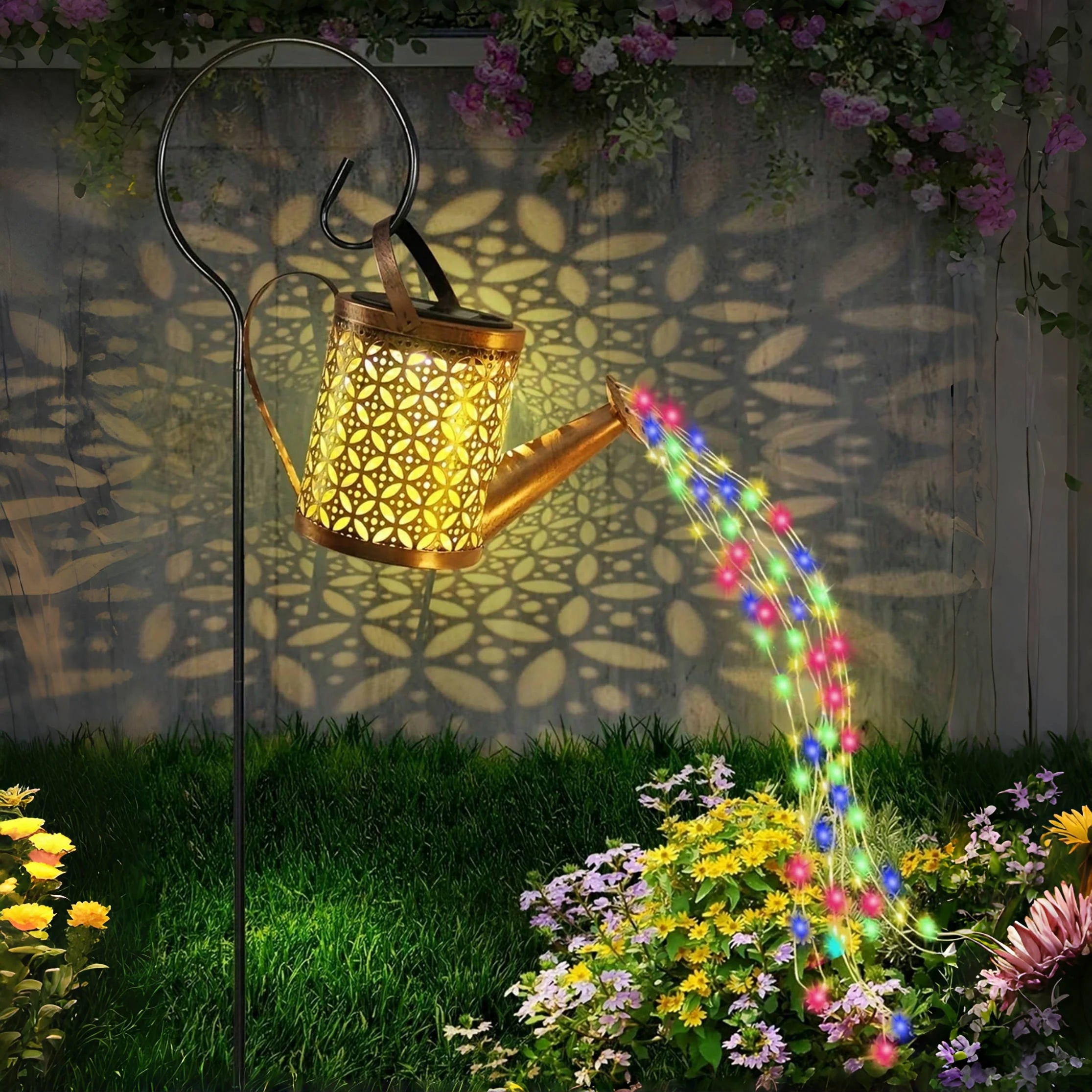 Solar Watering Can Lantern for Outdoor Garden Decor - Smarsty