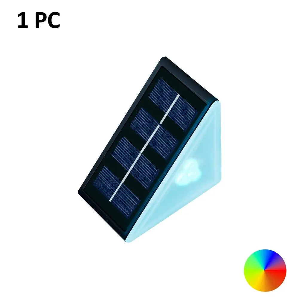 Outdoor Solar Step Lights with RGB Colors for Safe Pathways - Smarsty