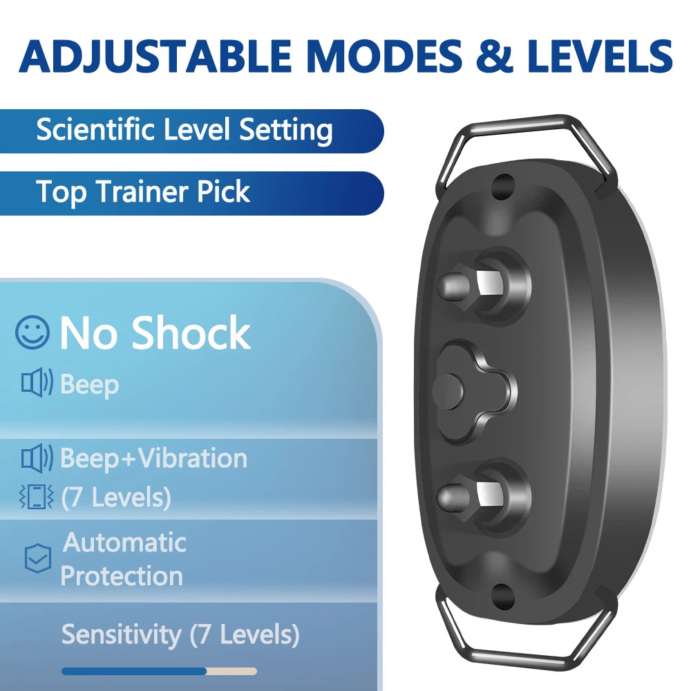 2024 Rechargeable Smart Dog Bark Collar with Adjustable Sensitivity - Smarsty