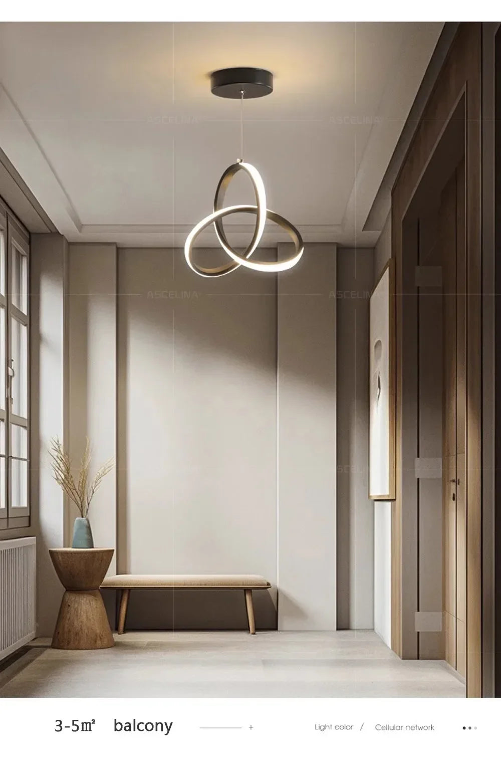 Nordic LED Ceiling Pendant Lamp for Stylish Illumination - Smarsty