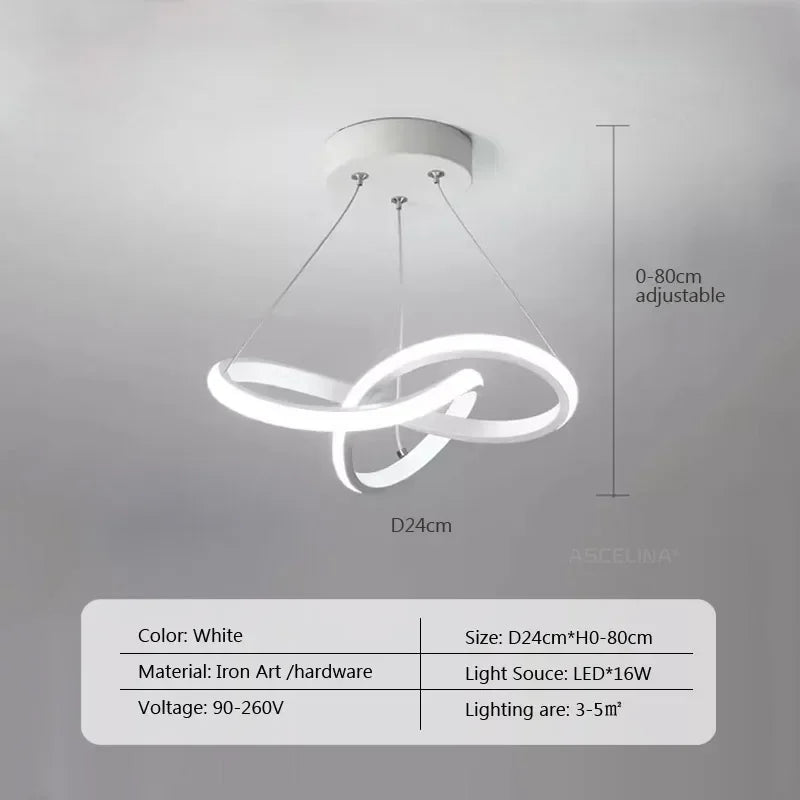 Nordic LED Ceiling Pendant Lamp for Stylish Illumination - Smarsty
