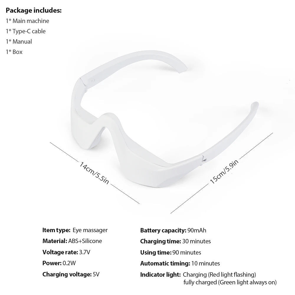 3D Eye Massager for Fatigue Relief and Dark Circles - Smarsty