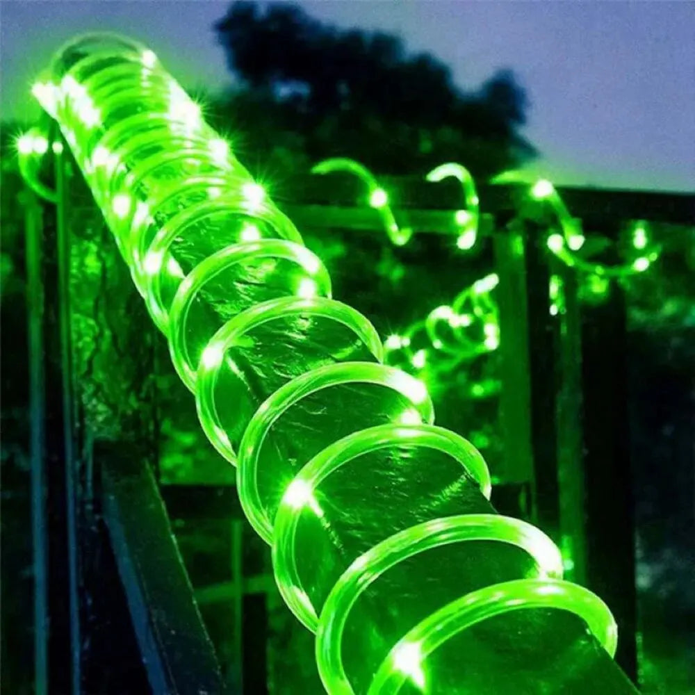 Solar Rope Lights with 8 Light Modes for Outdoor Decor - Smarsty