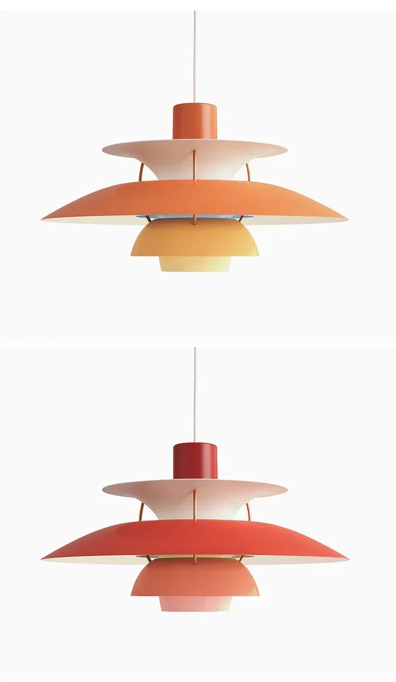 Danish Designer Colorful LED Pendant Chandelier Light - Smarsty