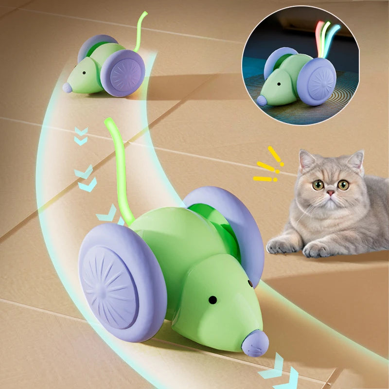 Interactive Electric Mouse Car Toy for Cats - Smarsty