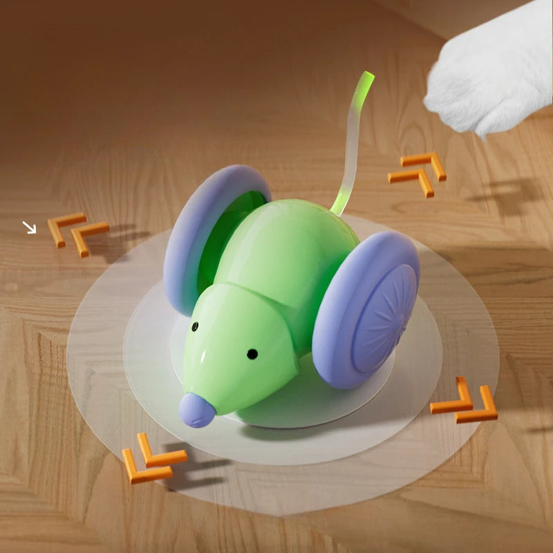 Interactive Electric Mouse Car Toy for Cats - Smarsty
