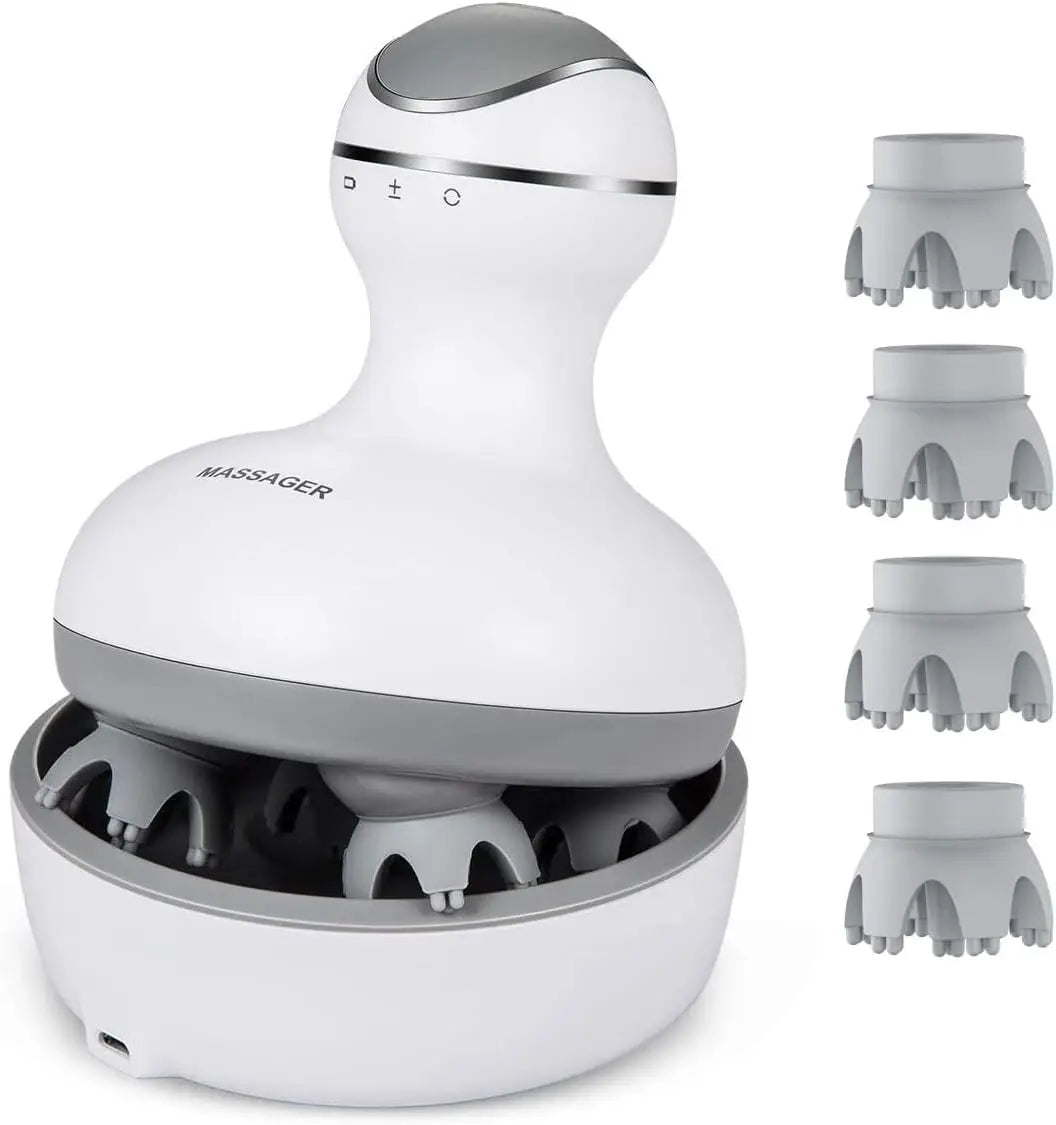 Cordless Electric Scalp Massager for Hair Growth and Relaxation - Smarsty