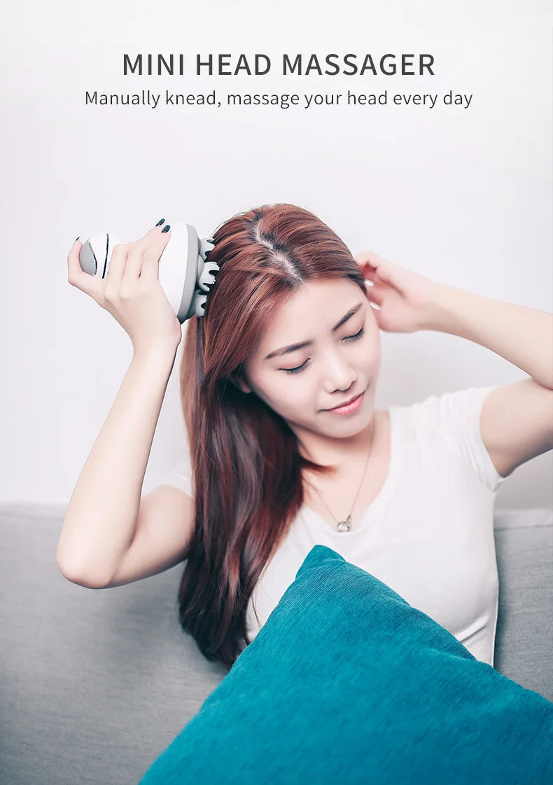 Cordless Electric Scalp Massager for Hair Growth and Relaxation - Smarsty