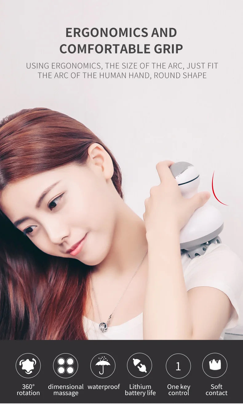 Cordless Electric Scalp Massager for Hair Growth and Relaxation - Smarsty