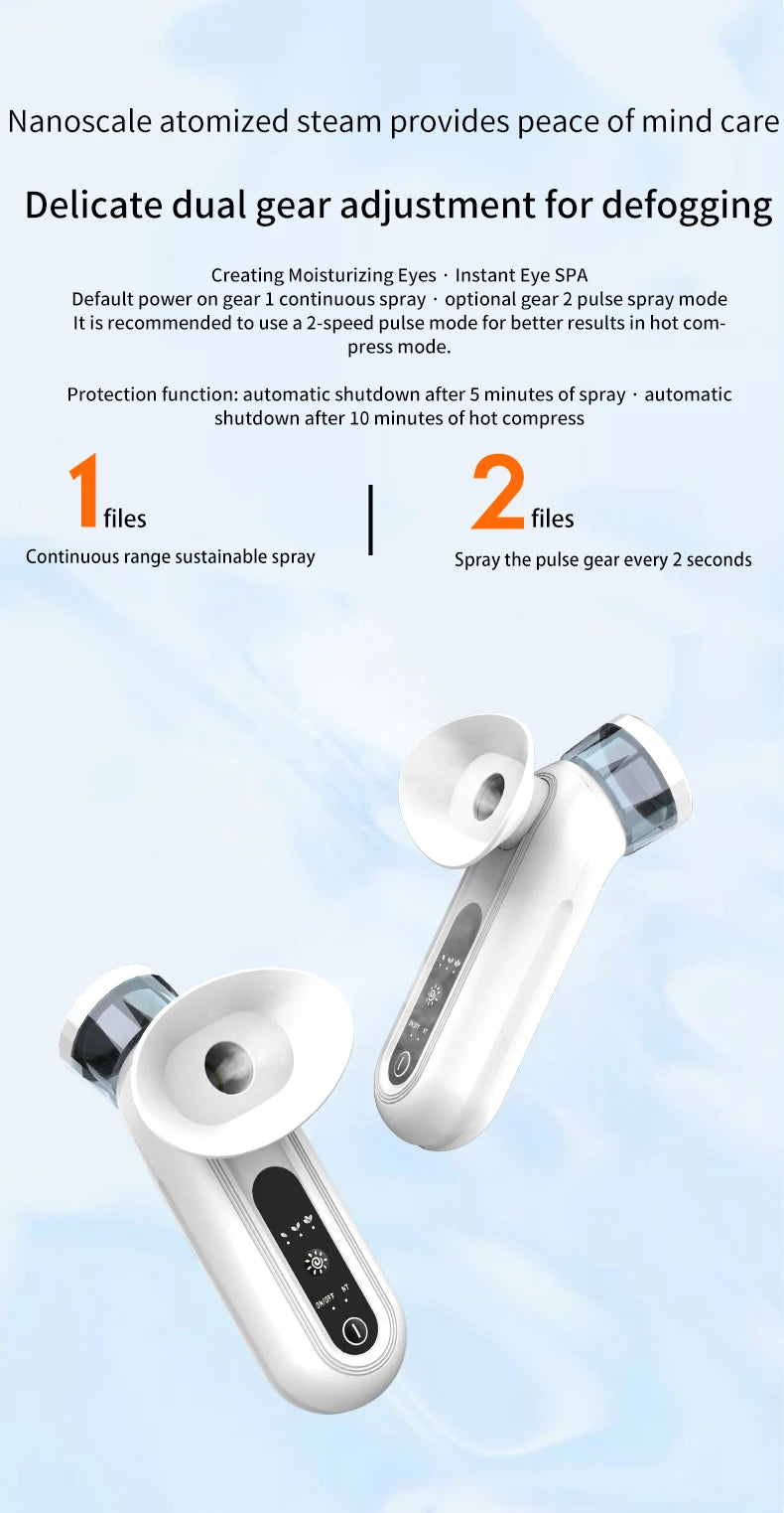 Electric Eye Massager with Nano Steam Hydration - Smarsty