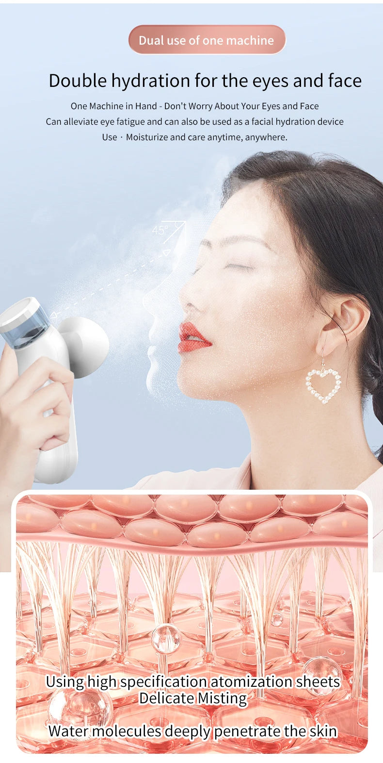 Electric Eye Massager with Nano Steam Hydration - Smarsty