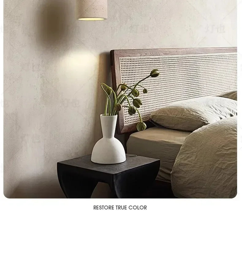 Yellow Cave Stone LED Pendant Lamp for Retro Home Lighting - Smarsty