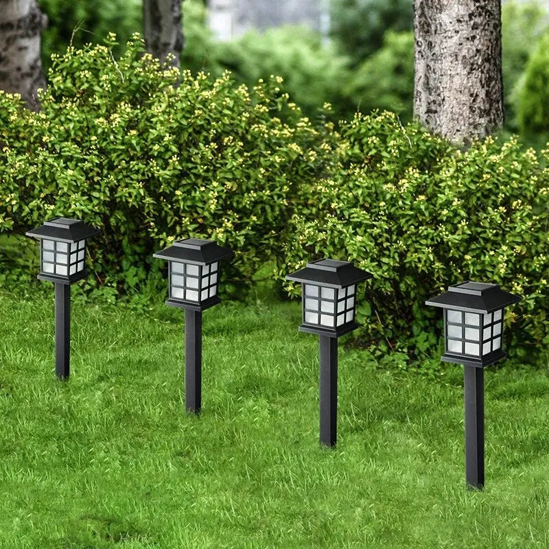 Solar Pathway Lights 2 Pack Waterproof Outdoor Garden Decor - Smarsty