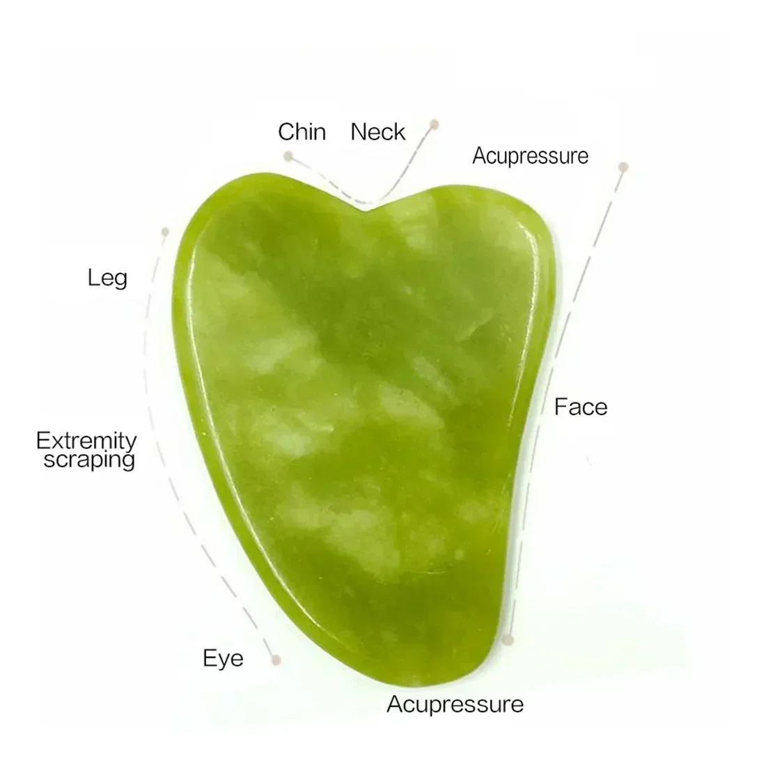 Natural Jade Roller and Gua Sha for Skin Care - Smarsty