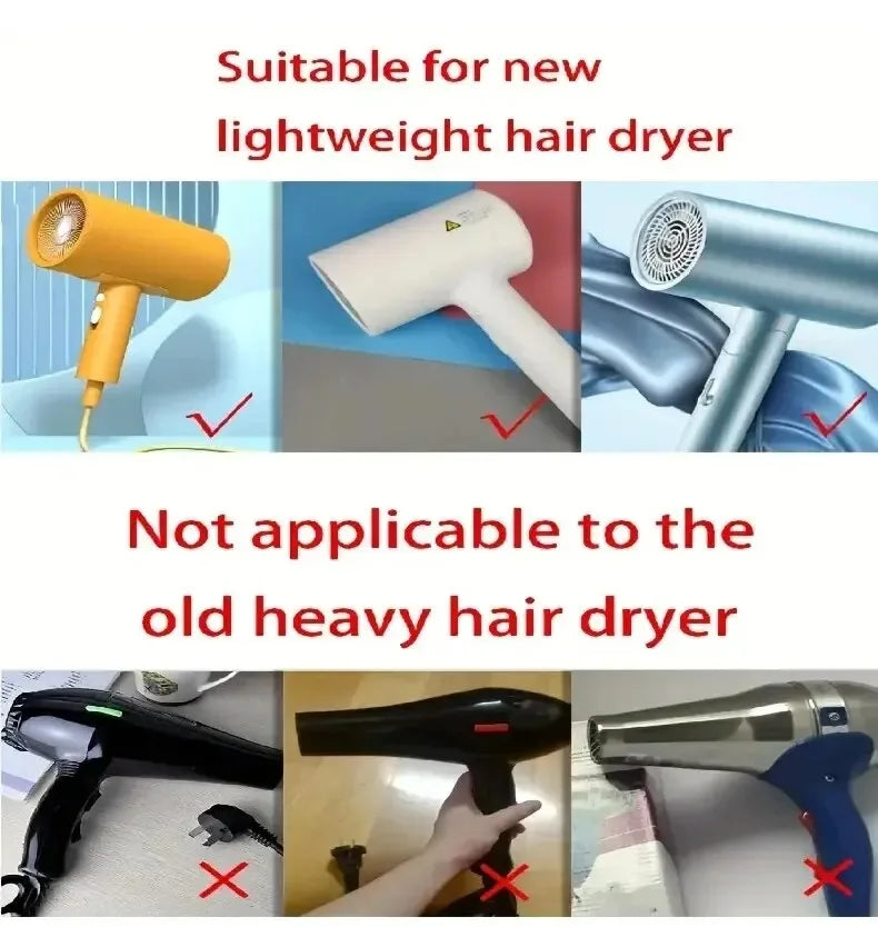 Wall Mounted Hair Dryer Storage Rack for Bathroom - Smarsty