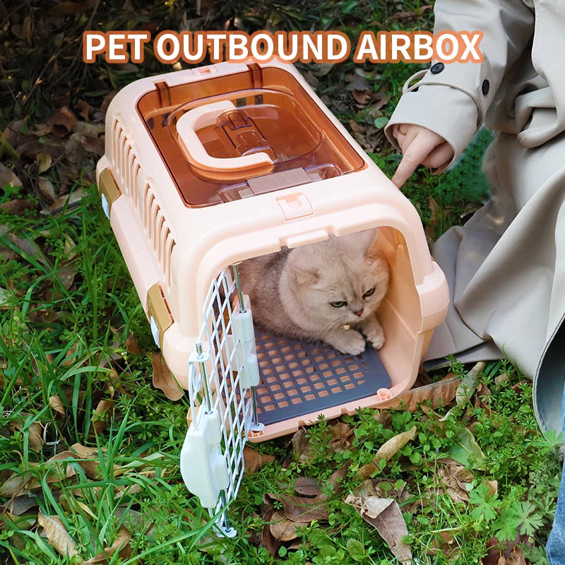 Outdoor Portable Cat Carrier with Breathable Design - Smarsty