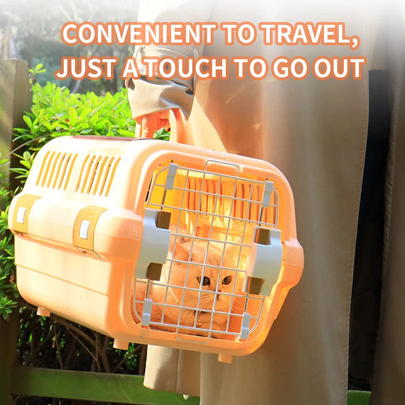 Outdoor Portable Cat Carrier with Breathable Design - Smarsty