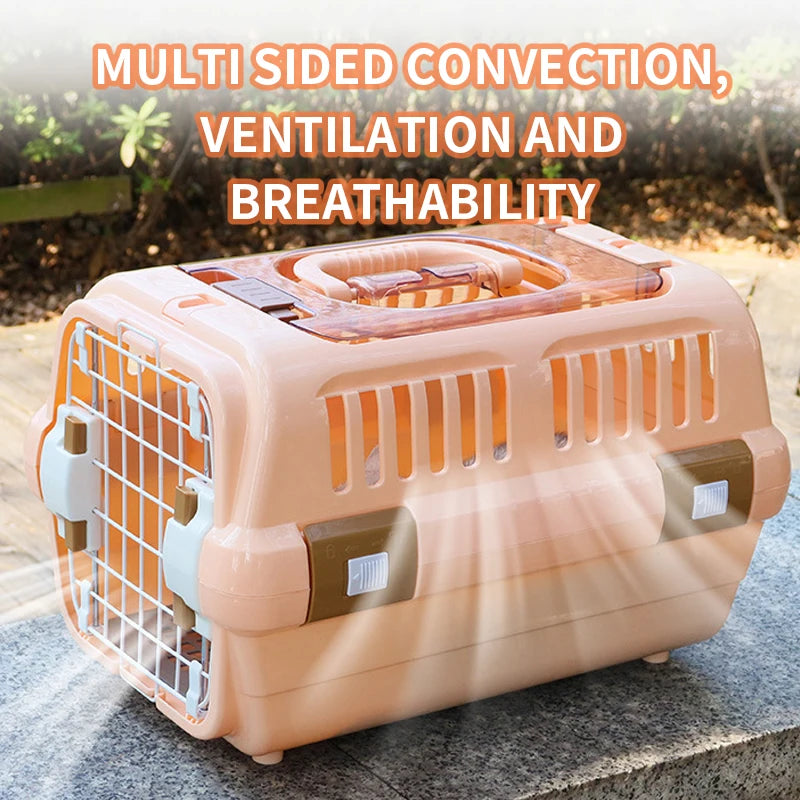 Outdoor Portable Cat Carrier with Breathable Design - Smarsty