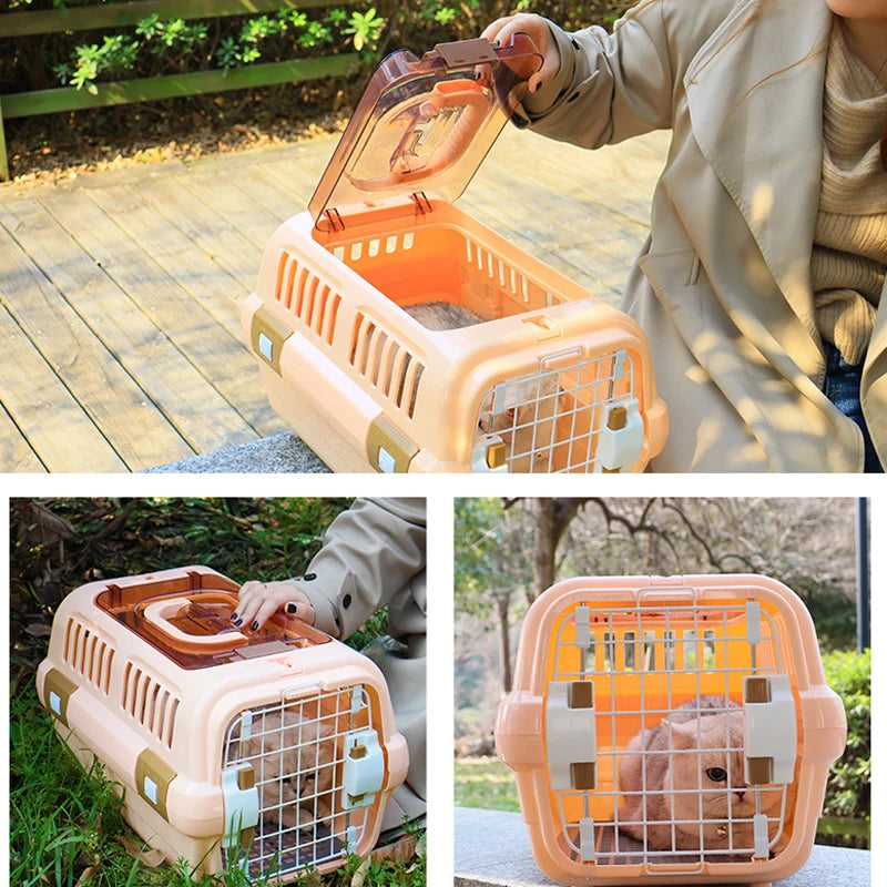Outdoor Portable Cat Carrier with Breathable Design - Smarsty
