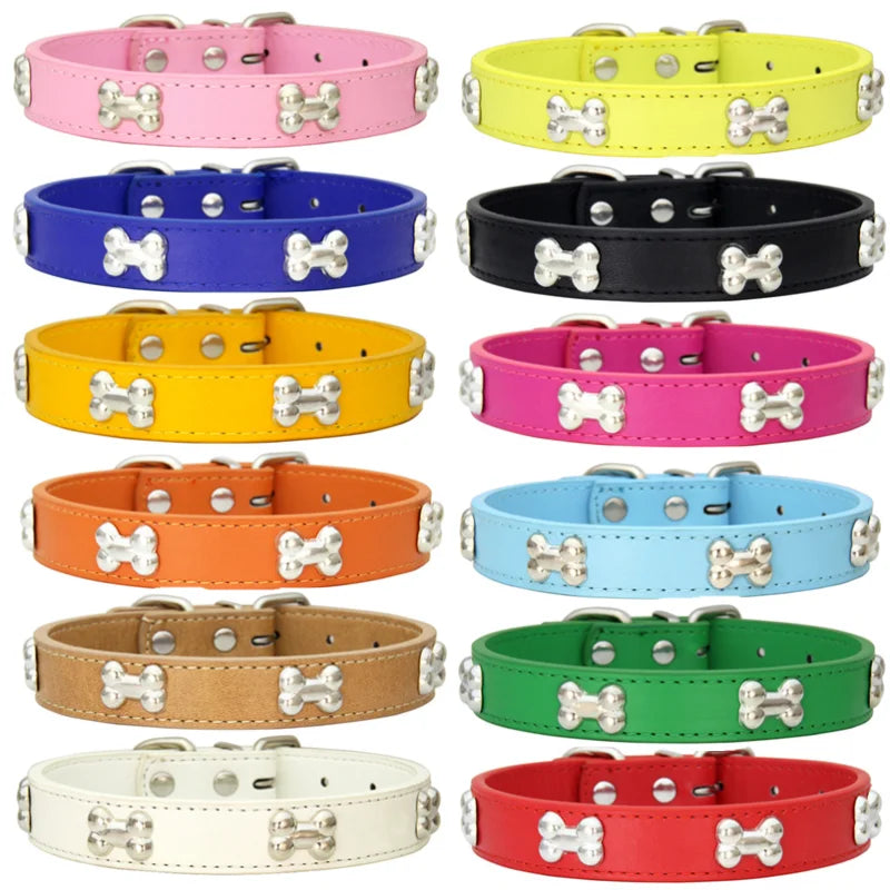 Durable Leather Dog Collars with Personalized Features - Smarsty