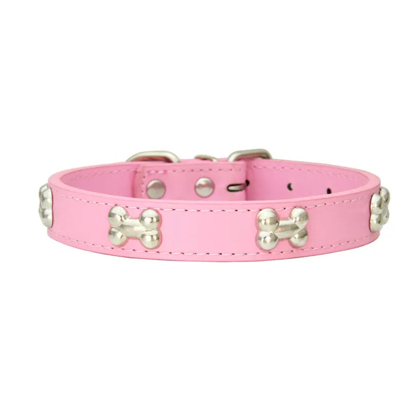 Durable Leather Dog Collars with Personalized Features - Smarsty