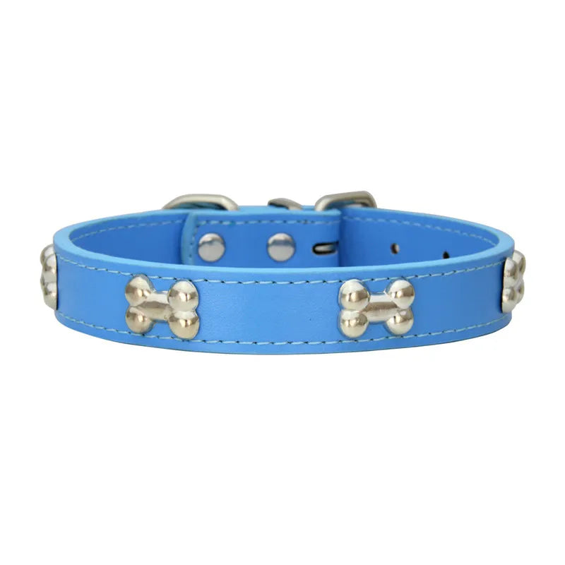 Durable Leather Dog Collars with Personalized Features - Smarsty