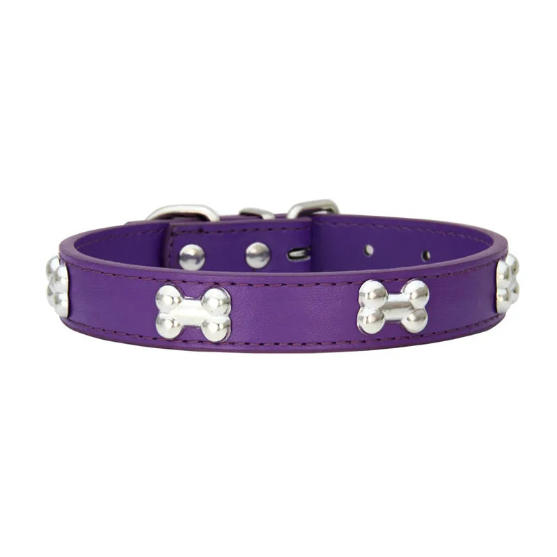 Durable Leather Dog Collars with Personalized Features - Smarsty