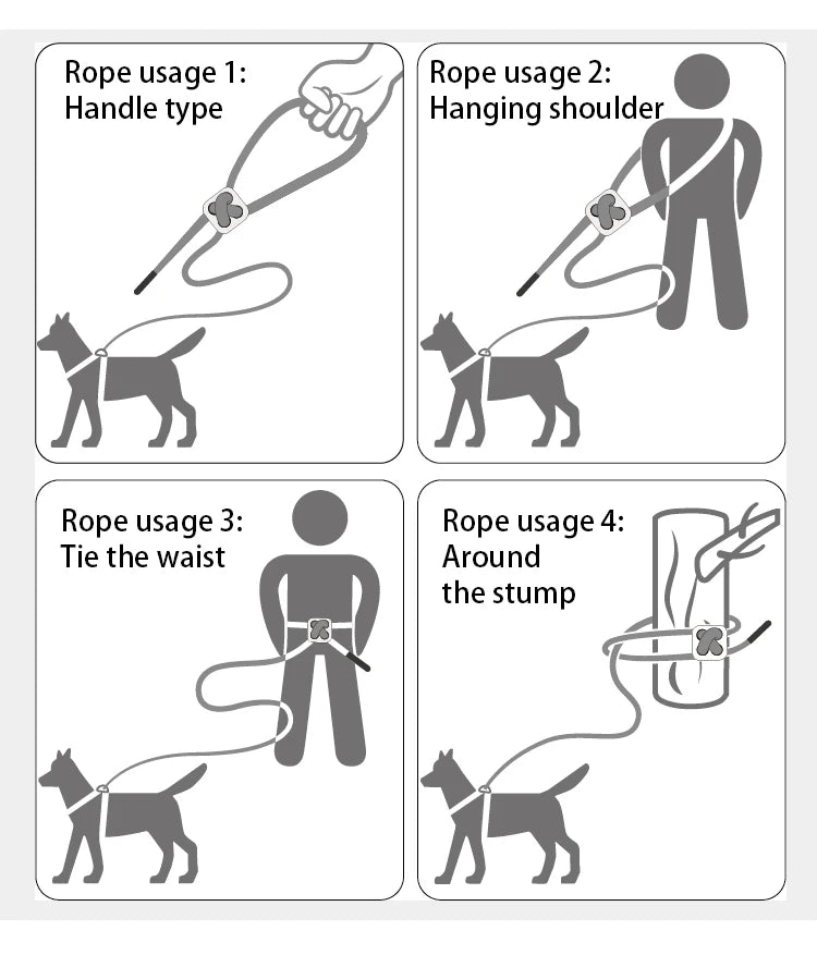 Adjustable Reflective Dog Harness Leash Set for Small Dogs - Smarsty