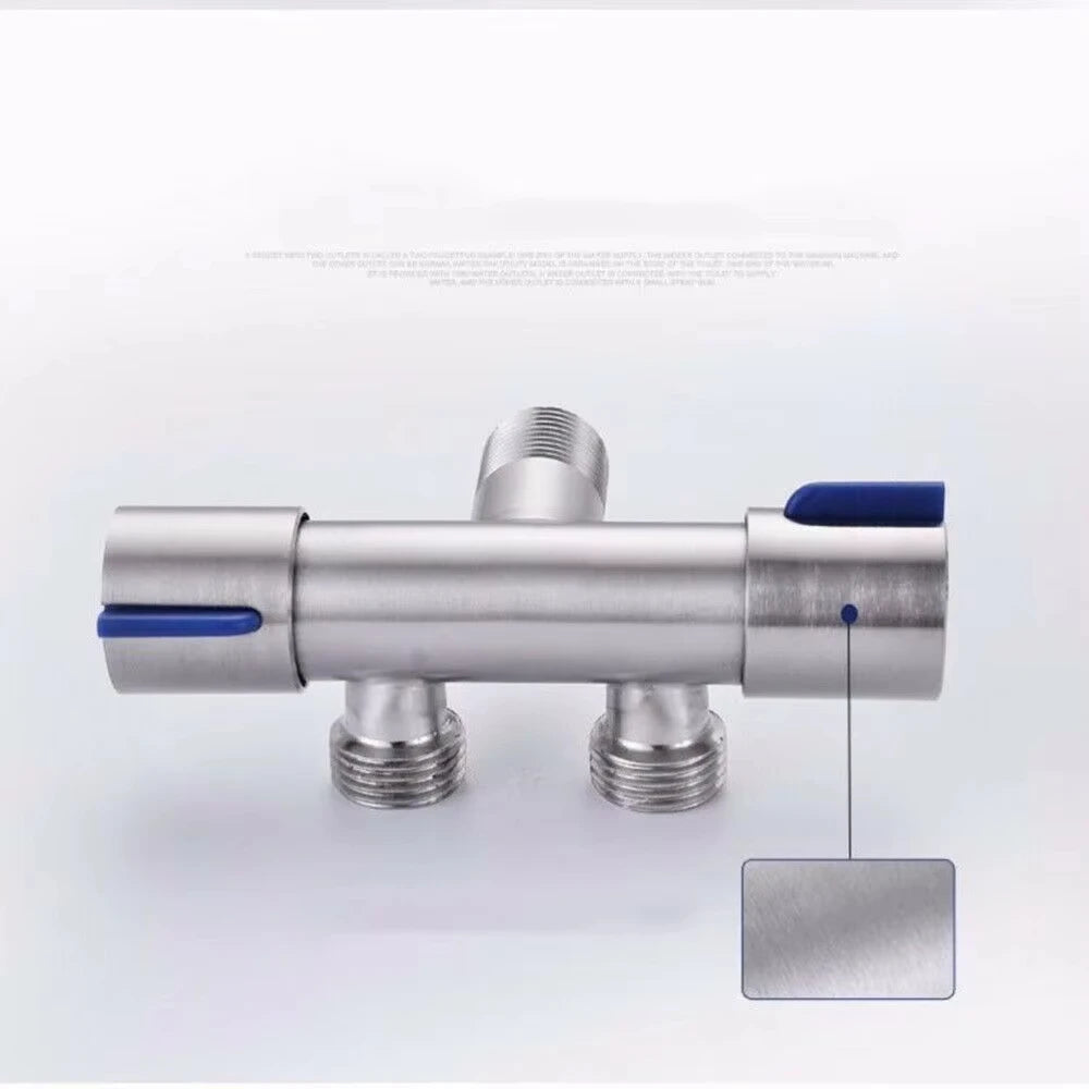 Dual Control Stainless Steel Bathroom Faucet for Easy Use - Smarsty
