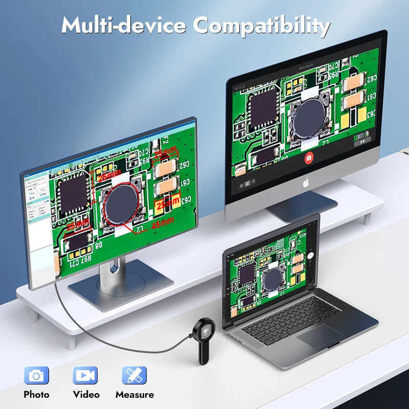 Hayve 2 Inch Digital Microscope with 100X Zoom - Smarsty