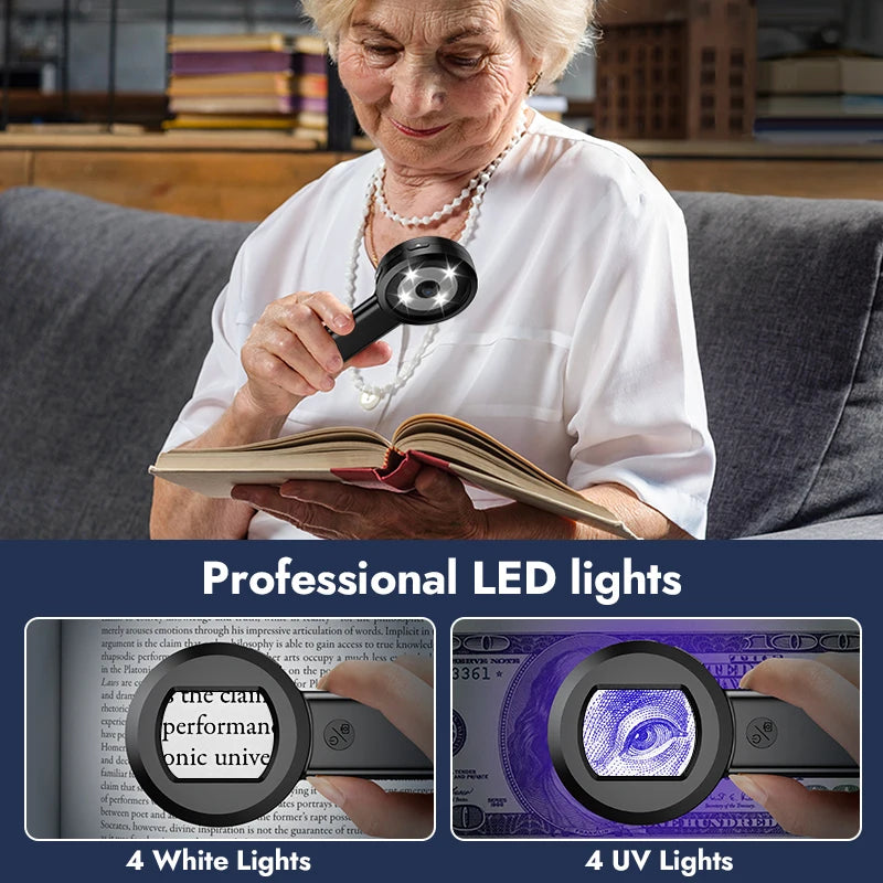 Hayve 2 Inch Digital Microscope with 100X Zoom Magnification - Smarsty