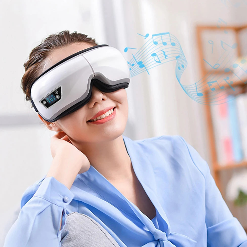 6D Smart Eye Massager with Bluetooth Music Relaxation - Smarsty