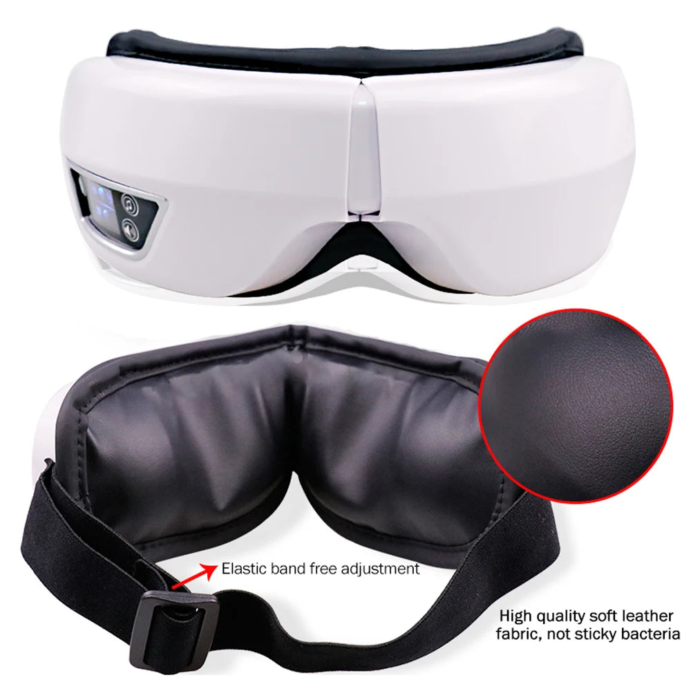 6D Smart Eye Massager with Bluetooth Music Relaxation - Smarsty