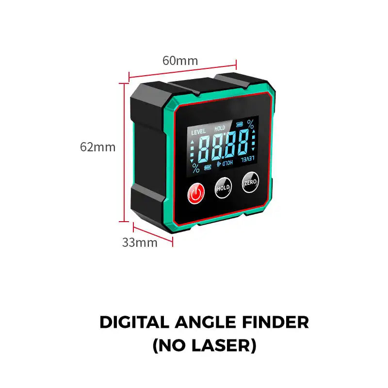Laser Digital Protractor Inclinometer with Magnetic Base - Smarsty