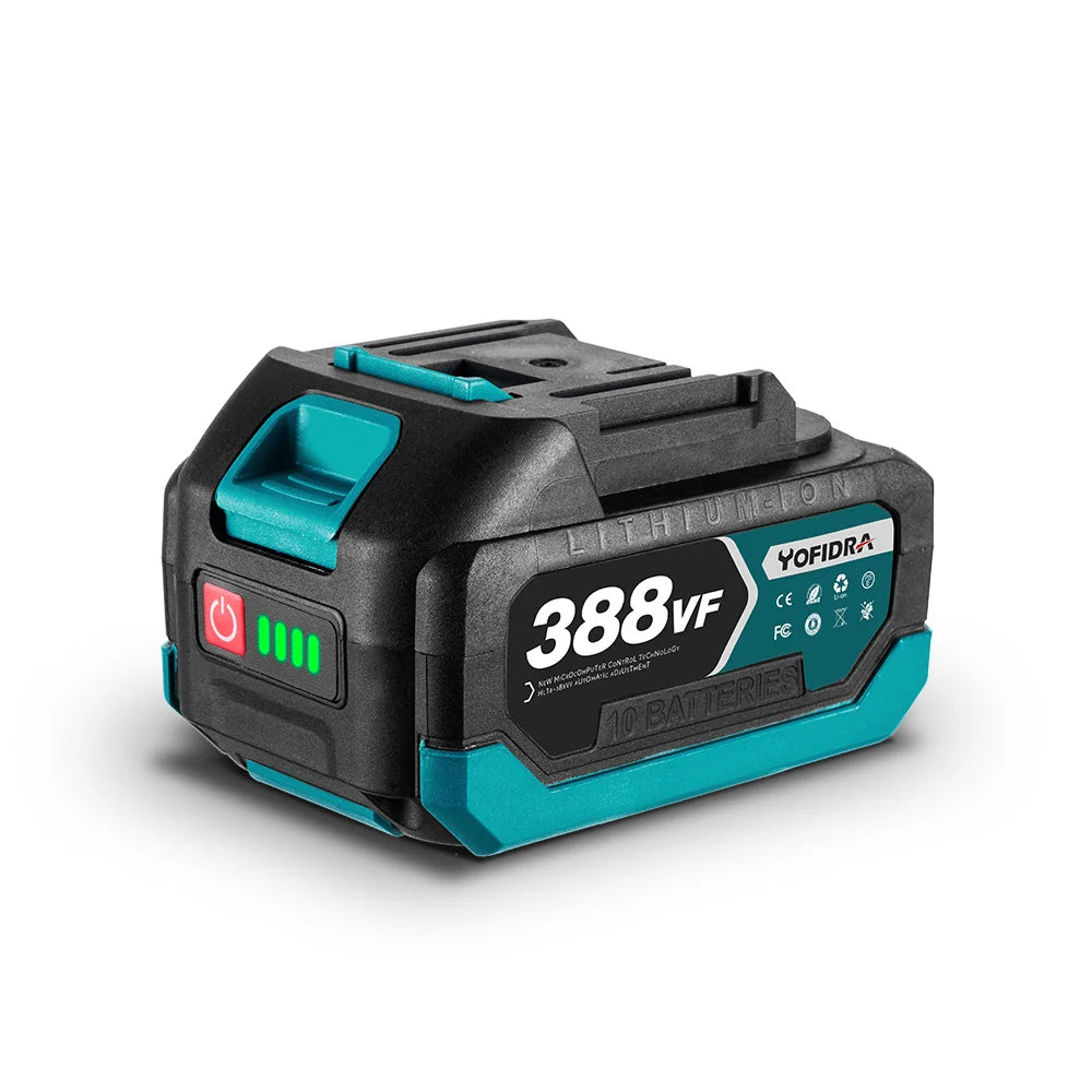 YOFIDRA 1/2 Inch Brushless Electric Impact Wrench Cordless Efficiency - Smarsty