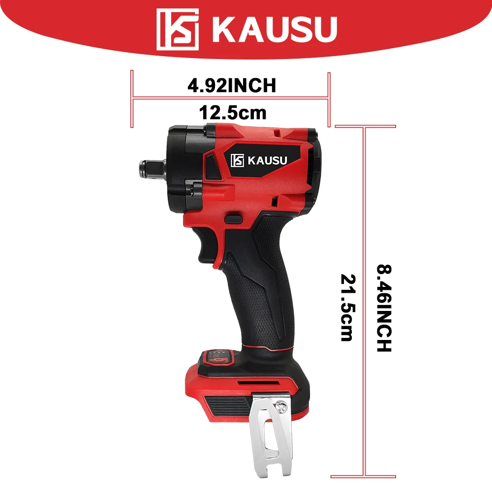 Compact Cordless Impact Wrench with High Torque - Smarsty
