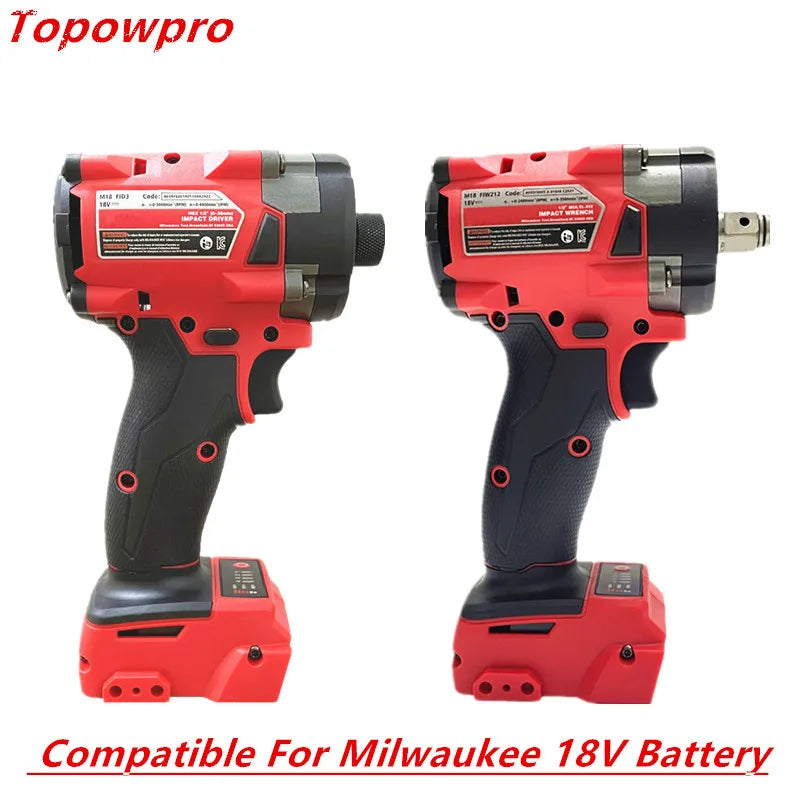 Milwaukee Compatible Brushless Electric Cordless Wrench - Smarsty