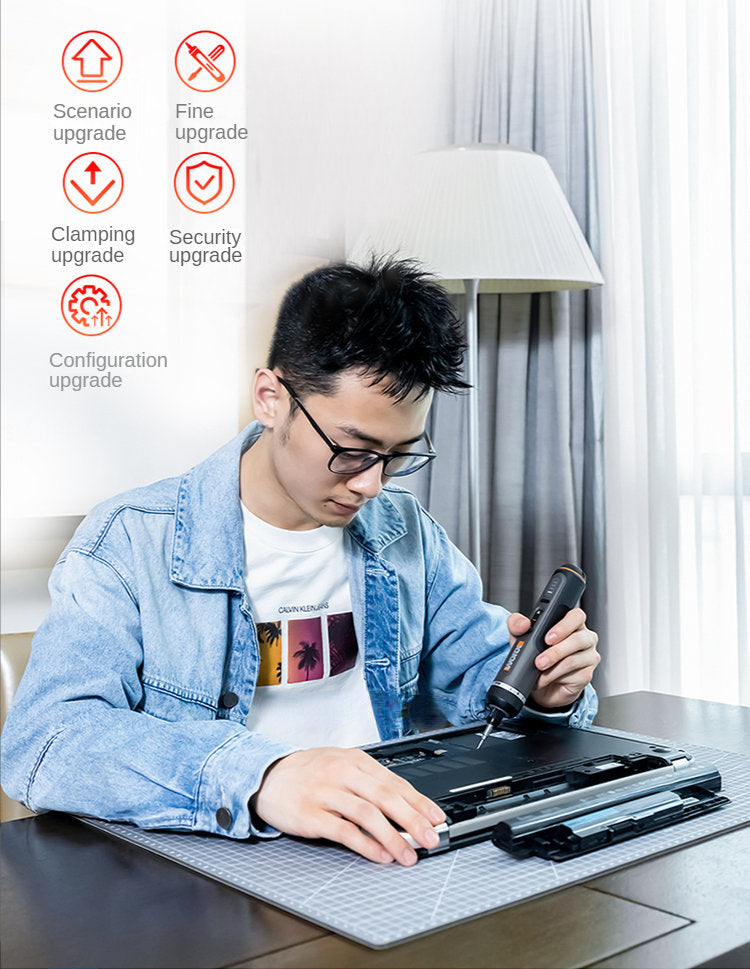 Worx 4V Smart Cordless Screwdriver Set with 30 Bits - Smarsty